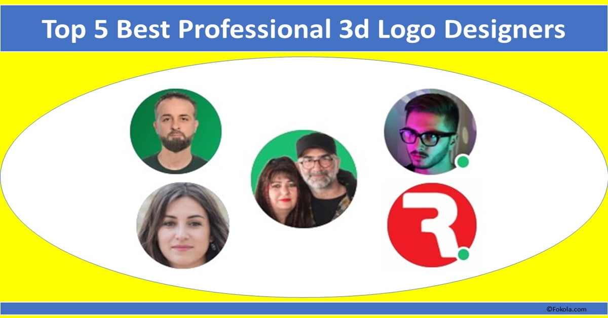 Professional Top 5 3d Logo Graphic Designers in Fiverr Business