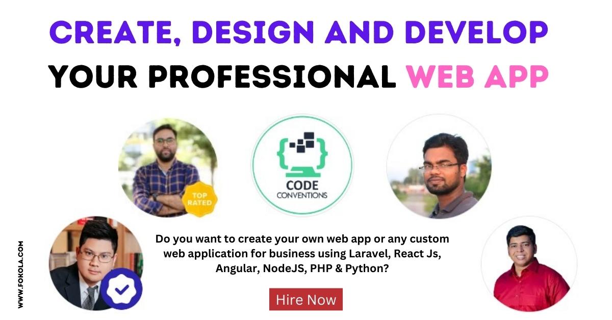 Empower your Business with Custom Web Applications using Laravel, React Js, Angular, NodeJS, PHP & Python. Unlock Efficiency and Innovation for Your Brand!