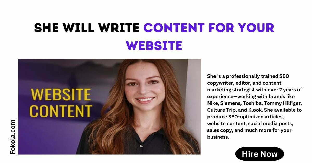 Expert Content Writer Crafting Compelling Copy for Businesses - SEO Optimization, Proofreading, and Conversion-Driven Content. Get Started to Enhance Your Brand's Online Presence