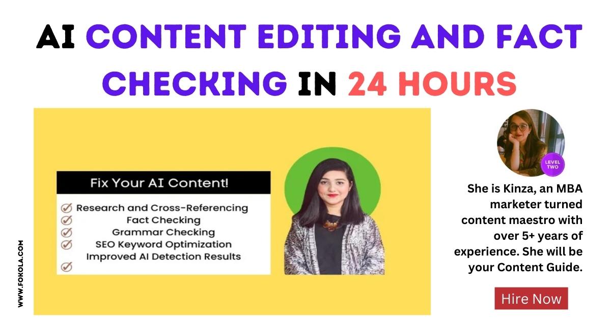 Optimize your content with AI-powered copy editing and precise fact-checking services. Elevate your writing, guarantee authenticity, and streamline your workflow. Get started today