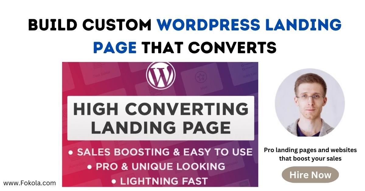 Crafting a tailored, swift, and conversion-focused landing page or website on WordPress, I target your specific audience with precision. Benefit from my top-rated services, backed by +1000 websites created, yielding countless happy clients. Leveraging premium tools, I guarantee themes, plugins, and extensions that truly work and convert. Expect an exceptional, unique design with custom graphics, animations, opt-in forms, and more. With 7 years of experience spanning various industries, your satisfaction is assured. Anticipate a high-converting, speedy sales page, coupled with a contemporary responsive UI/UX. Elevate sales through e-commerce options and dynamic elements like modals, sliders, and exit-intent popups. The final delivery is meticulously tested, accompanied by a straightforward guide for seamless changes in just two clicks.